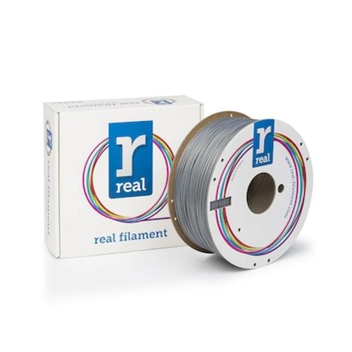 Real Abs 3d Printer Filament - Silver - Spool Of 1kg - 1.75mm (refabssilver1000mm175)