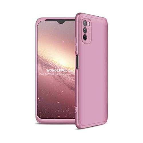 Θήκη Xiaomi Poco M3 - Gkk 360 Full Body Protection Xiaomi - Gkk - Pink Χρυσό - Poco M3