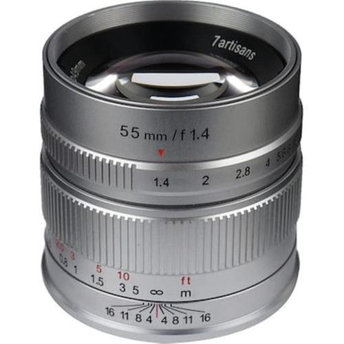 7artisans 55mm F/1.4 Photoelectric Lens For Fujifilm(silver)