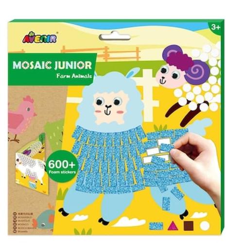 Arts And Crafts Χειροτεχνίες Avenir - Mosaic Junior - Farm Animals 60302