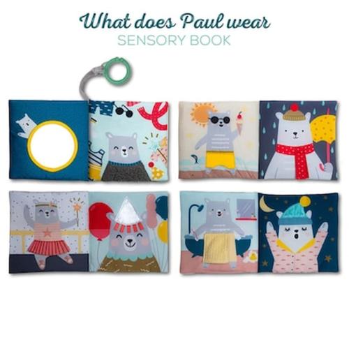 Taf Toys Τρισδιάστατο Υφασμάτινο Βιβλίο Με Μαλακές Σελίδες what Does Paul Wear T-12605