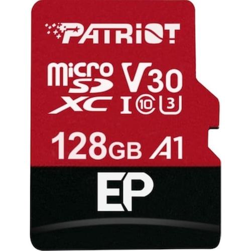 Kάρτα Μνήμης Patriot V30 A1 Microsdxc Uhs-i U3 128gb Class 10 (w:80mb R:100mb) Sd Adapter