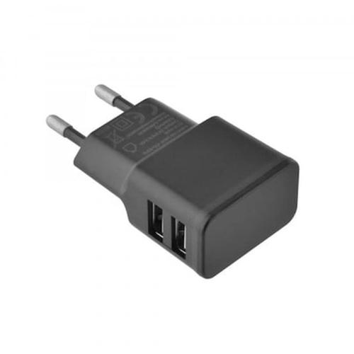 Lamtech Wall Charger With 2 Usb Ports (black) (lam020748)