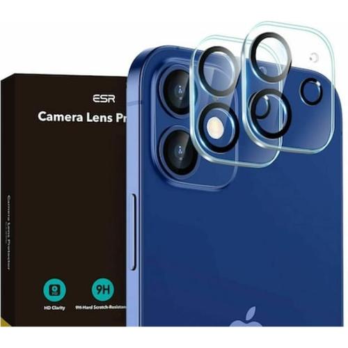 Esr Αντιχαρακτικό Προστατευτικό Γυαλί Για Φακό Κάμερας Apple Iphone 12 - Clear - 2 Τεμάχια