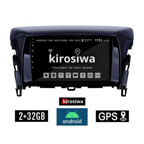 Kirosiwa Ηχοσύστημα με Οθόνη Αφής 9 Android GPS Wi-Fi Bluetooth (2GB+32GB) AR-1172 για MITSUBISHI Eclipse Cross