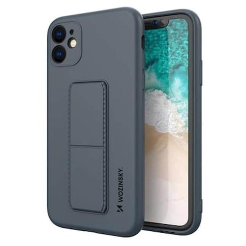 Wozinsky Kickstand Flexible Back Cover Case (iphone 11 Pro Max) Navy-blue