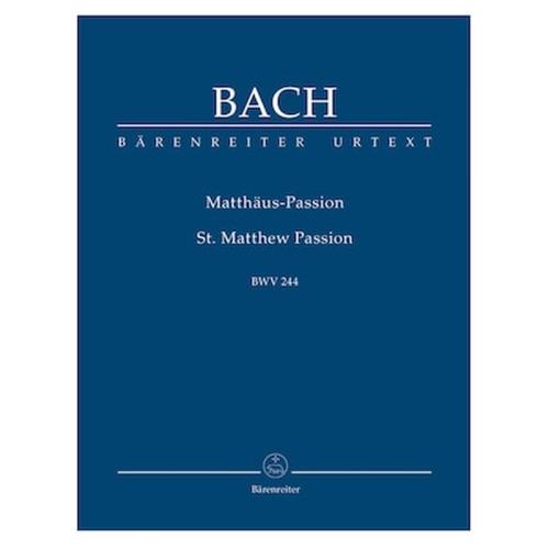 Βιβλίο Barenreiter J.s. Bach - St. Matthew Passion Bwv 244