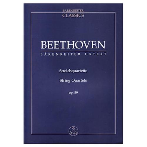 Βιβλίο Για Σύνολα Barenreiter Beethoven - String Quartets Op.59 [pocket Score]