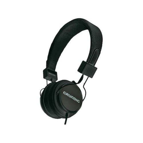 Ρυθμιζόμενα Στερεοφωνικά Ακουστικά On-ear Με Πλεκτό Περίβλημα Στέκας, Grundig 52670 Μαύρο