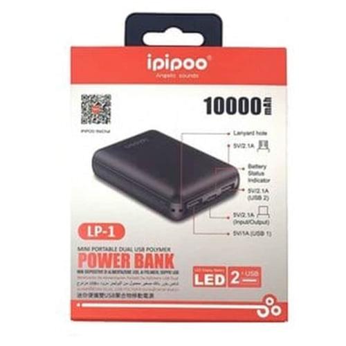 Ipipoo Mini Powerbank 10000mah Black (lp-1)