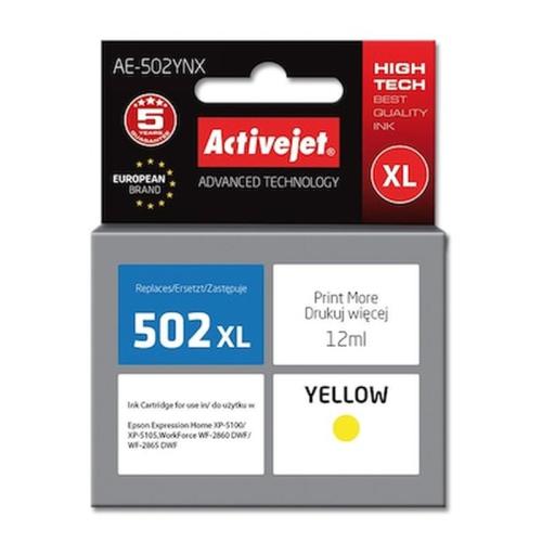 Activejet Ink Cartridge For Epson W44010 New Ae-502ynx