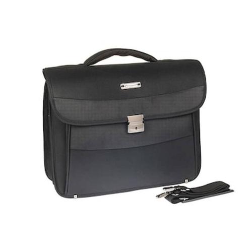 Επαγγελματική Τσάντα Τριθέσια Χαρτοφύλακας Laptop 15.6 Diplomat 33cm Bl213 Μαύρη