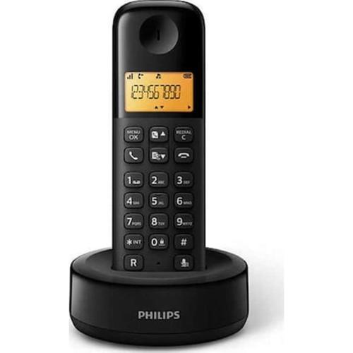 Ασύρματο Τηλέφωνο Philips D1601B/34 - Μαύρο