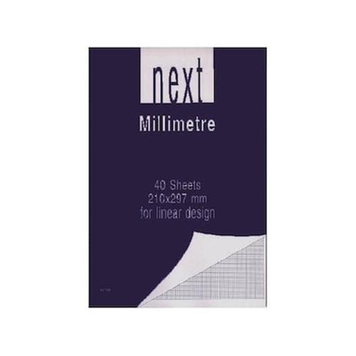 Next Μπλοκ Μιλιμετρέ Din Α4 21x29,7εκ.