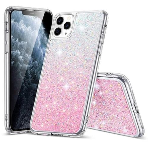 Θήκη Apple iPhone 11 Pro Max - Esr Glamour Crystal Glitter - Ombra Pink