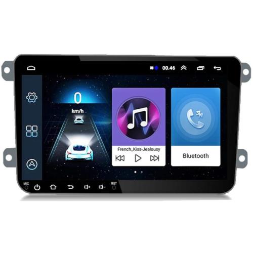 Ηχοσύστημα με Οθόνη Αφής 9 Android GPS Wi-Fi Bluetooth 2GB/ 16GB 9003A2 για Volkswagen, Seat, Skoda - Μαύρο