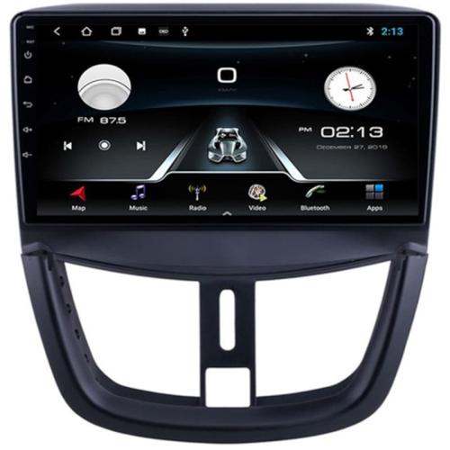 Ηχοσύστημα με Οθόνη Αφής 9 Android GPS Wi-Fi Bluetooth 6GB/ 128GB για Peugeot 207 (2007 - 2020) - Μαύρο