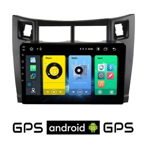 Ηχοσύστημα ΟΕΜ με Οθόνη Αφής 9 Android, GPS, Wi-Fi, Bluetooth - 1GB/16GB για TOYOTA YARIS (2006-2011) - Μαύρο
