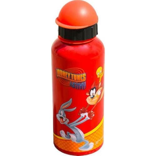 Σχολικό Παγούρι Μεταλλικό Looney Tunes Red Metallic Water Bottle 520 Ml