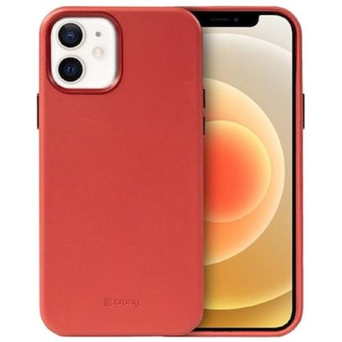 Θήκη Apple iPhone 12/iPhone 12 Pro - Crong Essential Eco Leather - Red