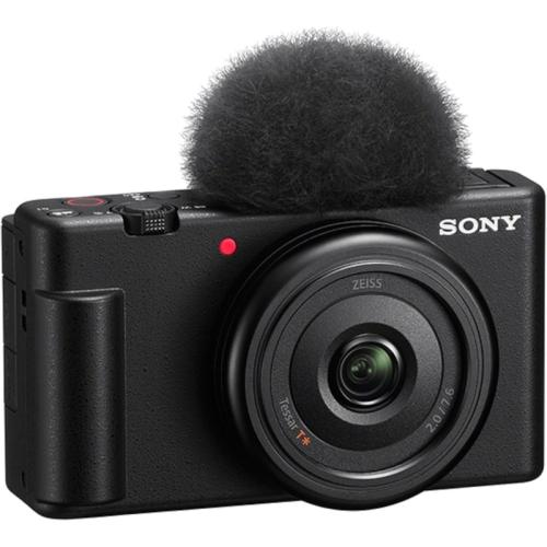 Compact SONY Vlog Camera ZV-1F - Μαύρο