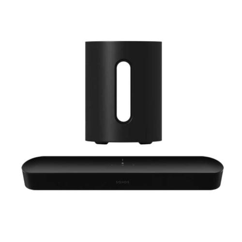 Set Soundbar Sonos Beam Gen2 με Sonos Sub Mini Μαύρο