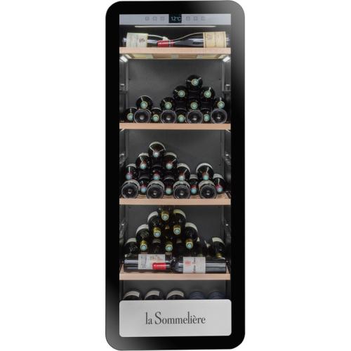 Συντηρητής Κρασιών LA SOMMELIERE APOGEE150PV για 147 Μπουκάλια με Κλείδωμα και LED φωτισμό - Μαύρο