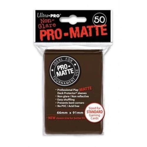 Ultra Pro - Pro Matte Brown Sleeves 50 Pack