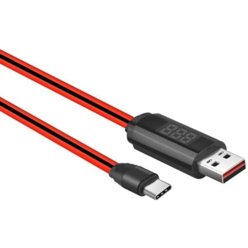 Hoco - Καλώδιο Lightning to USB - U29 LED Display - Κόκκινο