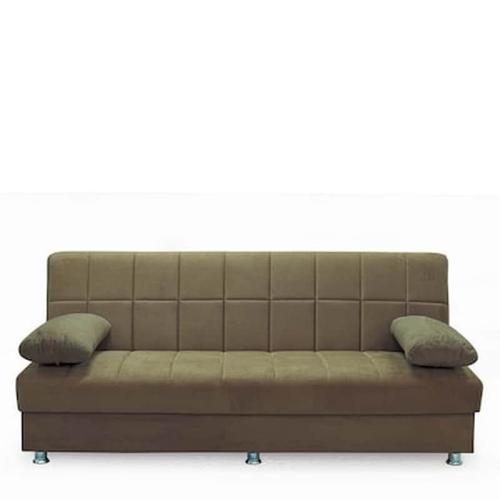 Καναπές Κρεβάτι Τριθέσιος Laura Ιι Καφέ 190x75x80cm