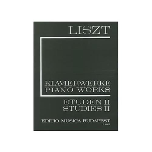Liszt - Studies Ii, Works For Piano Solo
