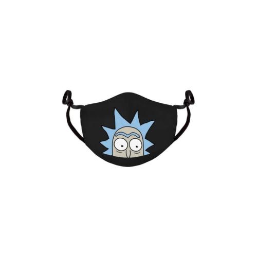 Υφασμάτινη Μάσκα Προσώπου Difuzed Rick and Morty Logo - Μαύρο