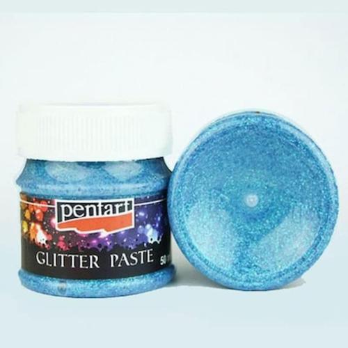 Glitter Paste Pentart 50ml - Light Blue