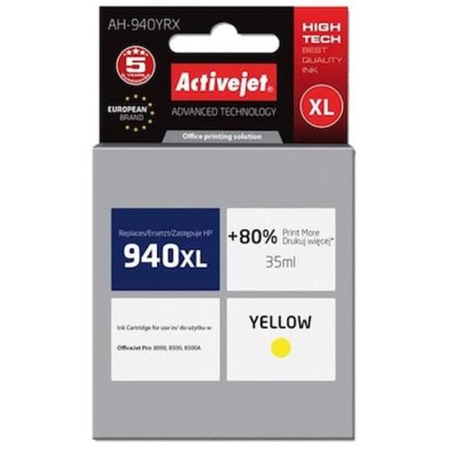 Active Jet Ink Συμβατό Με Hp Ah-940yrx 940xl Yellow 35ml