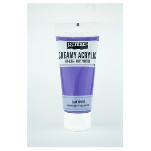 Χρώμα Ακρυλικό Creamy Semi-gloss 60ml Pentart - Dark Purple