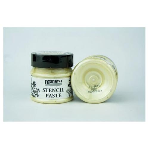 Stencil Paste Pearl Pentart 50ml - Vanilla