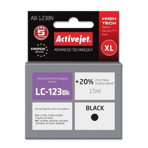 Activejet Ink For Brother Lc123bk/lc121bk