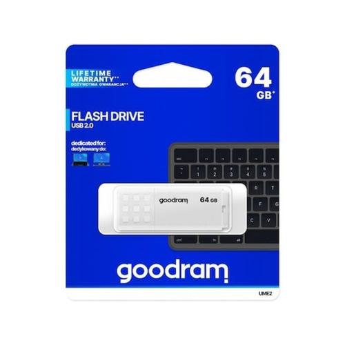 Goodram Usb Flash Drive Ume2 64 Gb Usb Type-a 2.0 White