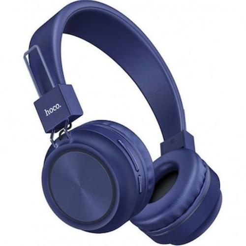 Wireless Ακουστικά Stereo Hoco W25 Promise Μπλε Με Μικρόφωνο