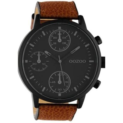 Oozoo C10533 50mm Timepieces Brown Leather Strap