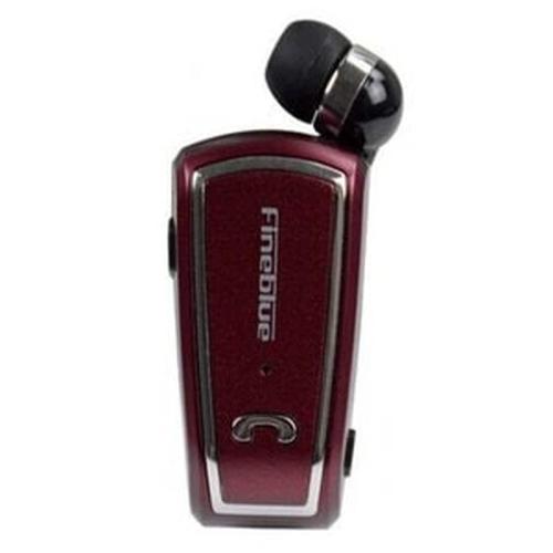 Ακουστικά Bluetooth Fineblue F v3 - Μπορντό + Δωρο pen