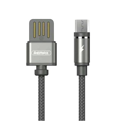 Magnetic Data Cable Remax Gravity Rc-095a, Micro Usb, 1.0m, Gray - 14939