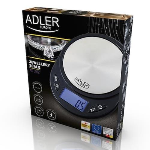 Adler Ad 3166 Kitchen Scale Electronic Kitchen Scale Stainless Steel Countertop Oval
