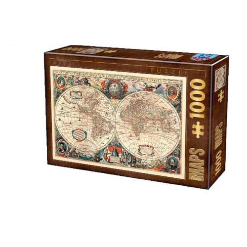 Παζλ Antique World Map 1000pcs (15159) Educa