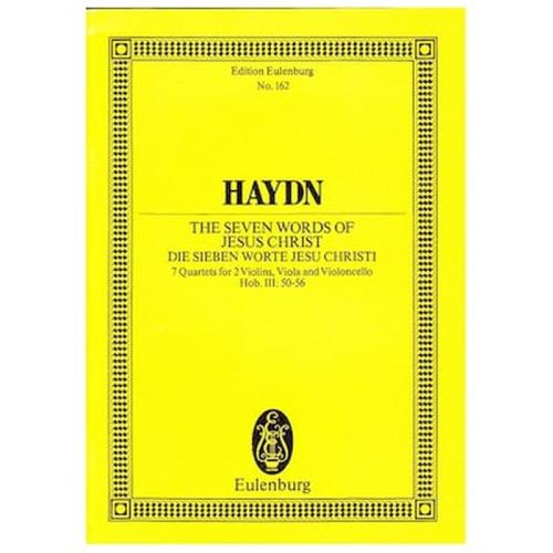 Βιβλίο Editions Eulenburg Haydn - The Seven Words Of Jesus Christ [pocket Score]