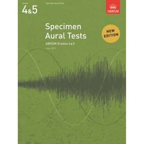 Βιβλίο Για Φωνητικά Abrsm Specimen Aural Tests, Grades 4 - 5