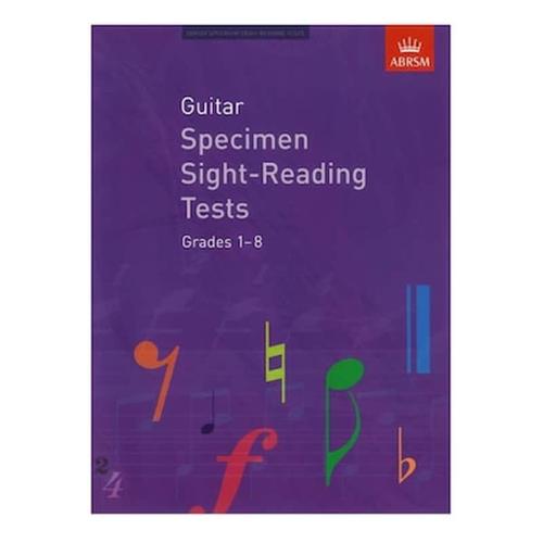 Βιβλίο Για Κλασσική Κιθάρα Abrsm Guitar Specimen Sight Reading Tests, Grades 1 - 8