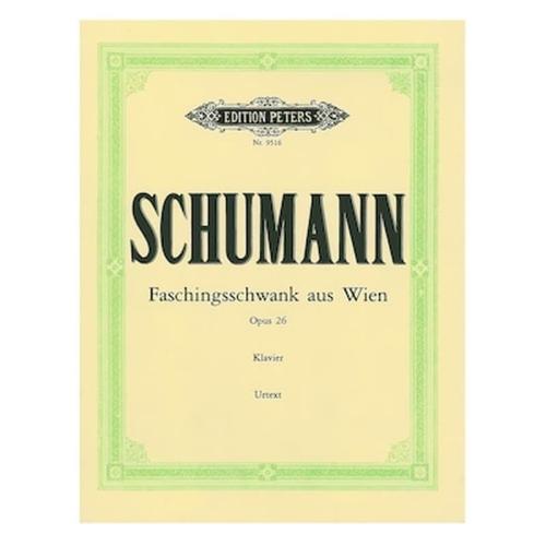 Βιβλίο Για Πιάνο Edition Peters Schumann - Faschingsschwank Aus Wien, Op.26