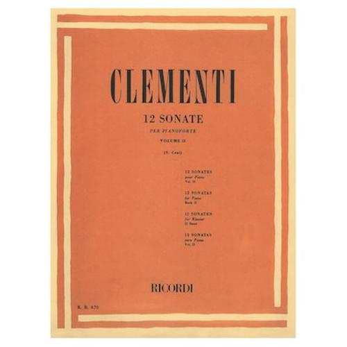 Βιβλίο Για Πιάνο Ricordi Clementi - 12 Sonatas, Vol.2
