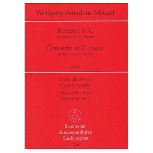 Βιβλίο Για Σύνολα Barenreiter Mozart - Concerto In C Major Kv415 [piano Score]